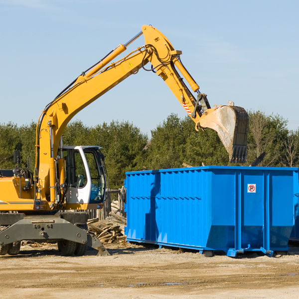 can i choose the location where the residential dumpster will be placed in Clark Mills NY